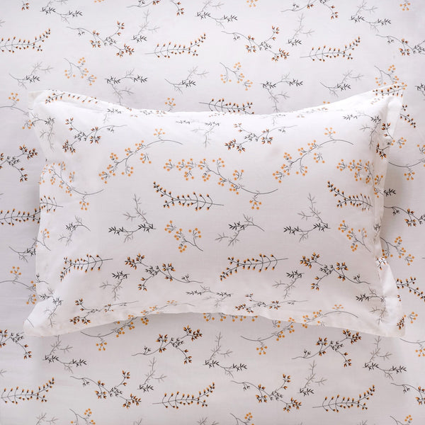 Wild Marigold 180 TC Pure Cotton Bedding Set Ultra Soft King Size 275x275 cm