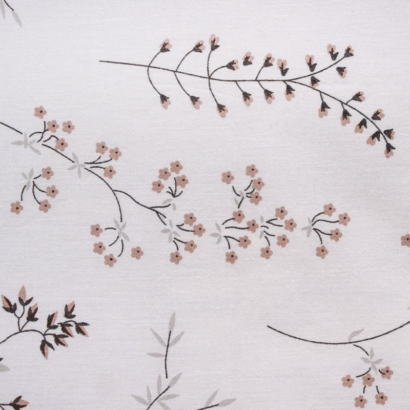 Pure Cotton Floral Bedsheet And Pillowcase Set