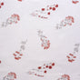 Chrysanthemum Printed Cotton Bedding Set Red