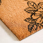 Beige Natural Coir Doormat With Text Print