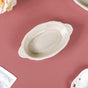 Beige Ceramic Bowl With Handle Set Of 4 200ml