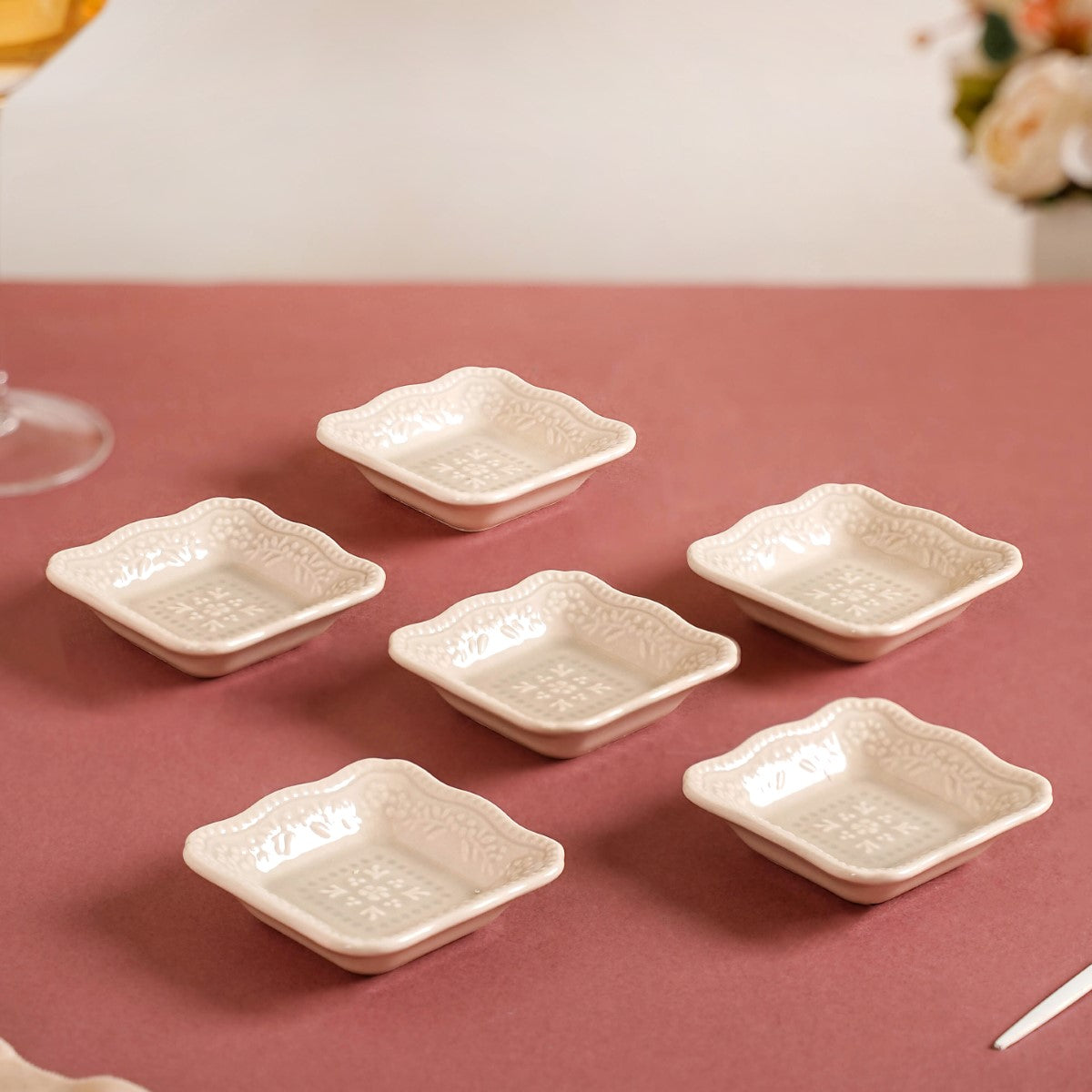 Japanese Traditional Pattern Potter, Set Of 3 Sake Cups