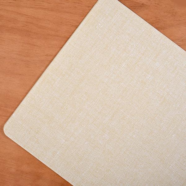 Rectangular Beige Dining Table Mat Set Of 6