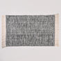 Black And White Tweed Floor Mat 96x53cm
