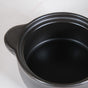 Black And Yellow Ceramic Cooking Pot With Lid 1200ml