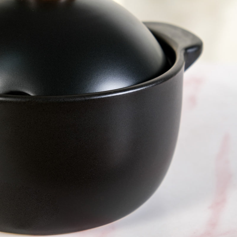 Black Chinese Stew Pot 3300ml