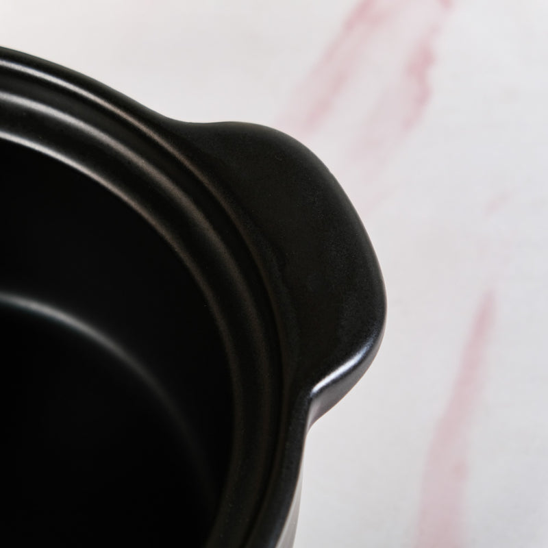 Black Chinese Stew Pot 3300ml