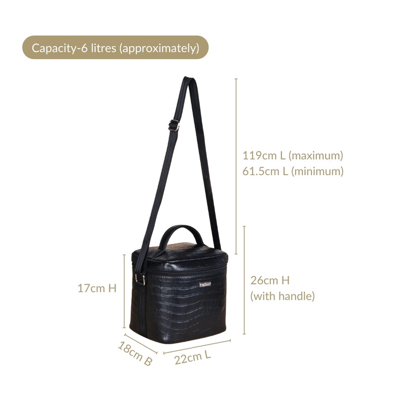 Black Gator Insulated Lunch Bag