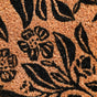 Black Magnolias Printed Coir Floor Mat