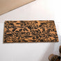 Black Magnolias Printed Coir Floor Mat