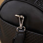 Embossed Sleek Black Duffle Bag