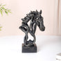 Black Horse Decorative Showpiece- Metal showpiece, animal figurine, horse showpiece, decor object, modern showpiece