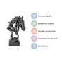 Black Horse Decorative Showpiece- Metal showpiece, animal figurine, horse showpiece, decor object, modern showpiece