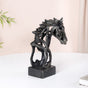 Black Horse Decorative Showpiece- Metal showpiece, animal figurine, horse showpiece, decor object, modern showpiece