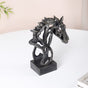 Black Horse Decorative Showpiece- Metal showpiece, animal figurine, horse showpiece, decor object, modern showpiece