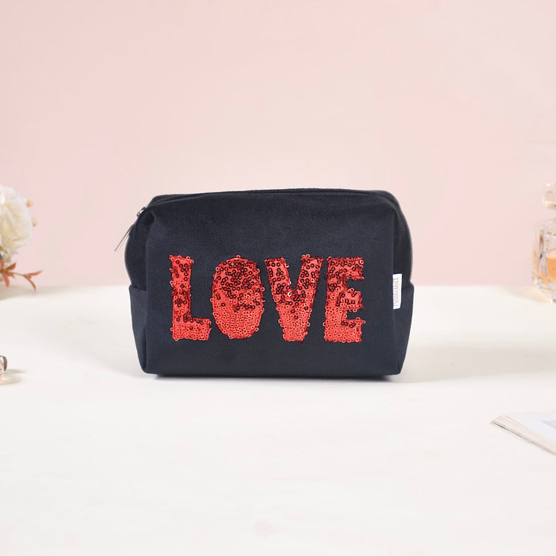 Love Makeup Pouch Set Of 2