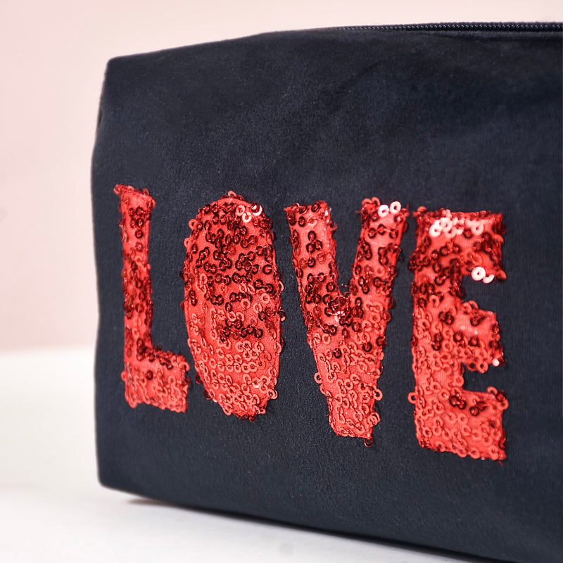 Love Makeup Pouch Set Of 2