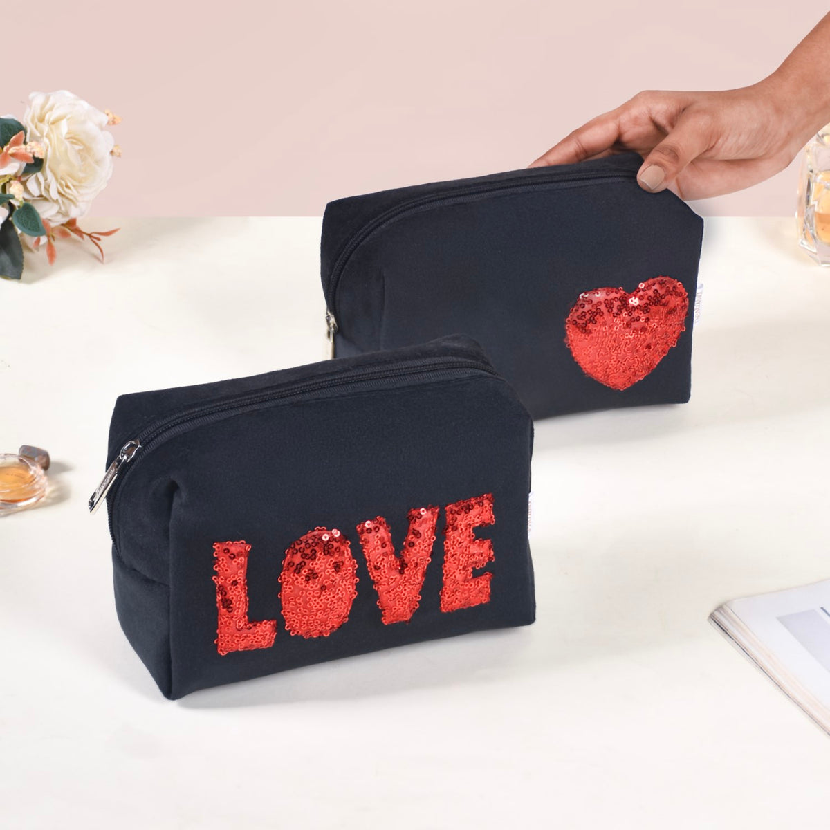 Hello Kitty Cosmetic Case Makeup Bag Handbag Tote Organizer Travel Storage  Bags | eBay