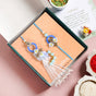 Bloom Bond Rakhi Lumba Set In Blue