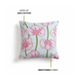 Blooming Blush Embroidered Cotton Cushion Cover 40x40cm