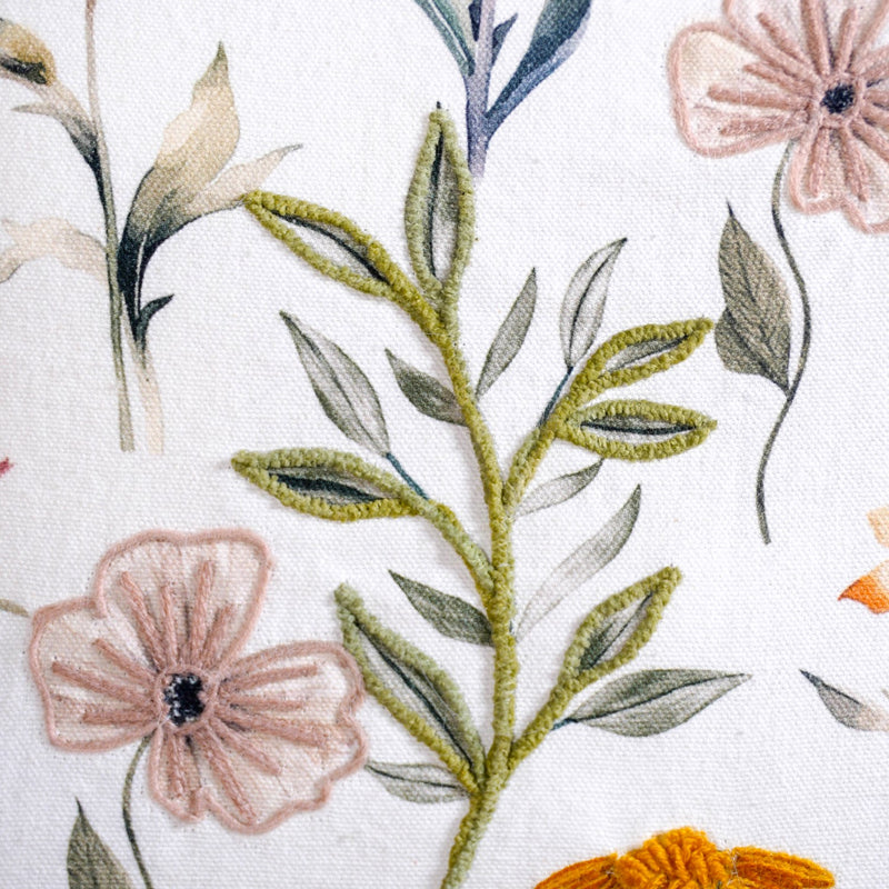 Blooming Charade Cotton Cushion Cover Set Of 2 40x40cm