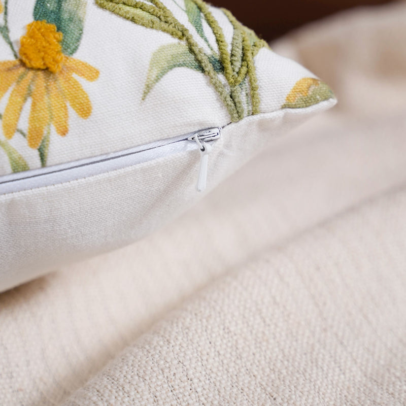 Blooming Charade Cotton Cushion Cover Set Of 2 40x40cm