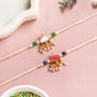 Blooming Lotus Rakhi Gift Set