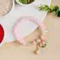Blooming Pink Bracelet Rakhi Gift Set