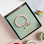 Blooming Pink Bracelet Rakhi Gift Set