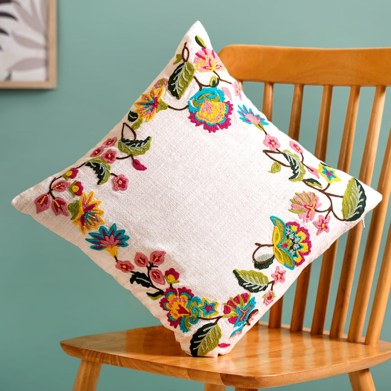 Bloomscape Cotton Canvas Cushion Cover