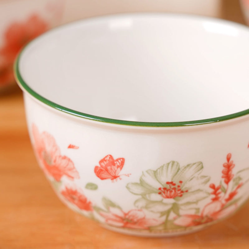 Blossom Charm Set Of 4 Bowls And Spoons 400ml