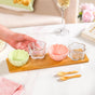 Blossom Bowls Serving Platter With Spoon Set Of 7