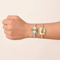 Blossoming Blue Floral Rakhi Gift Set