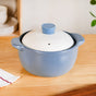 Blue And White Stovetop Ceramic Cookware 2000ml