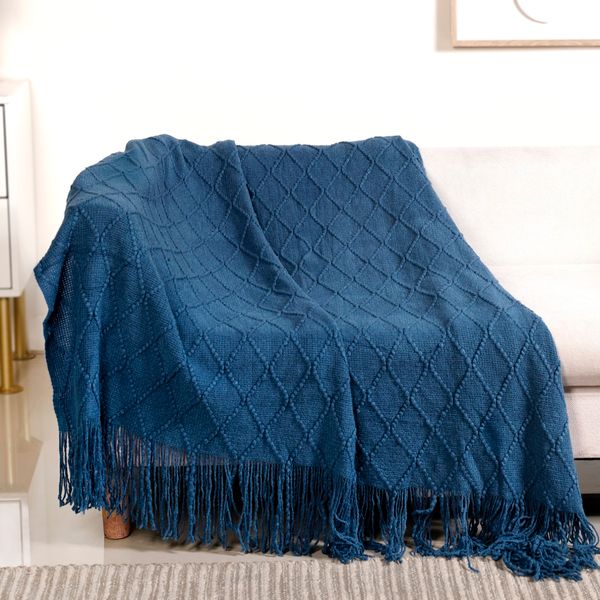 Blue Hue Couch Throw