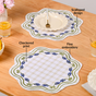 Blue Ivy Cotton Embroidered Table Mat Set Of 6