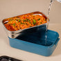 Stackable Insulated Lunch Box With Cutlery Blue 1050ml