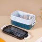 Stackable Insulated Lunch Box With Cutlery Blue 1050ml