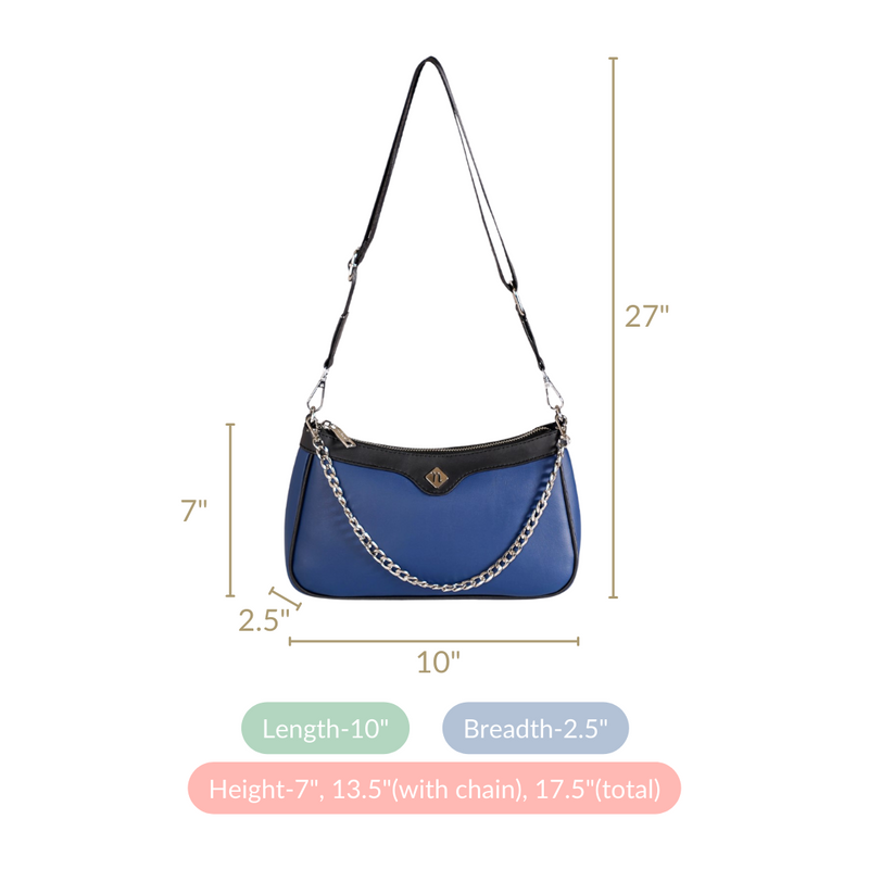 Blue Shoulder Bag For Women
