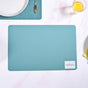 Blue Chenille Pattern Tablemat Set Of 6