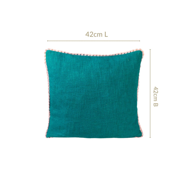 Bluebell Blush Cushion Covers With Looped Edging Set Of 2