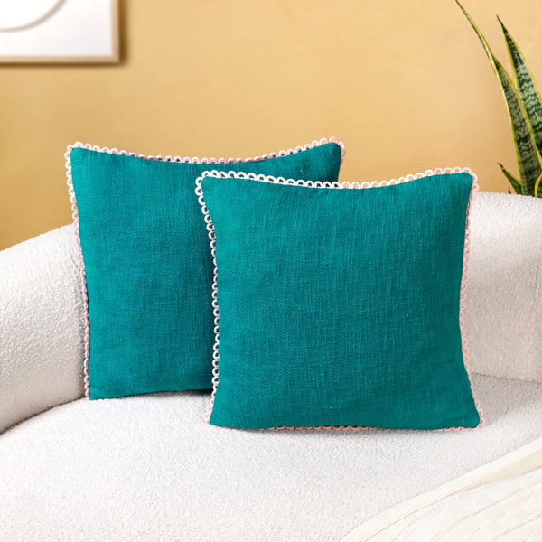 Bluebell Blush Cushion Covers Set Of 2