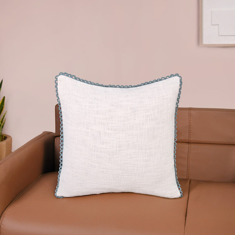 Blueline Cotton Cushion Cover Pair