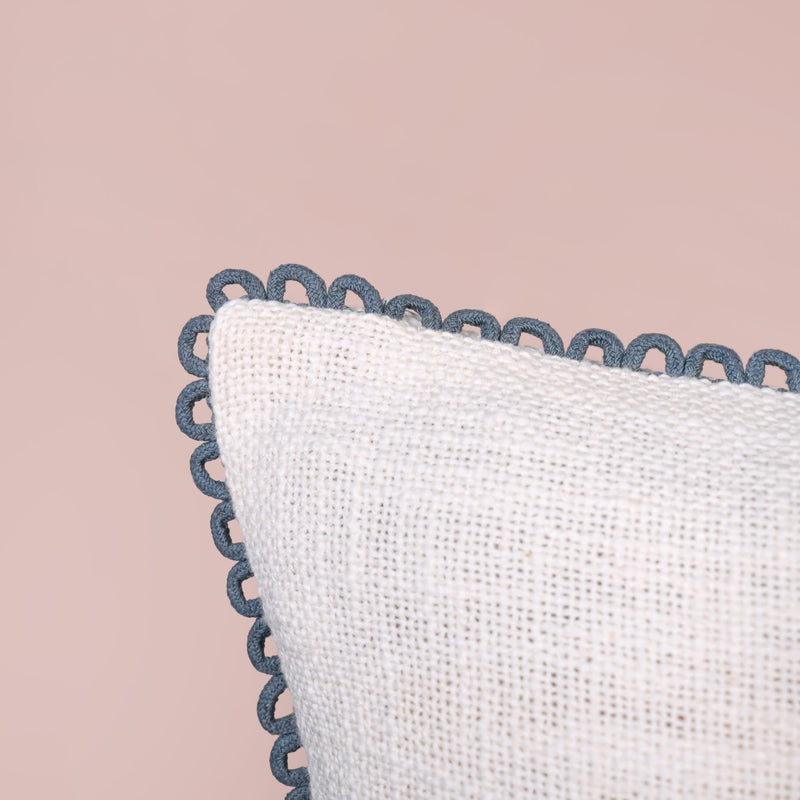 Blueline Cotton Cushion Cover Pair