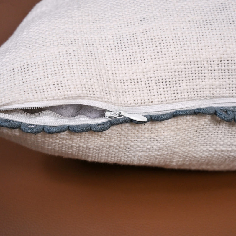 Blueline Cotton Cushion Cover Pair