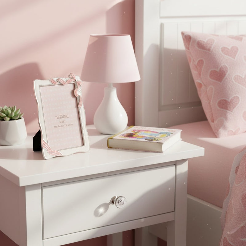 Blush Bow Photo Frame Small 10x15cm