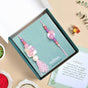 Blush Pink Floral Rakhi Lumba Set