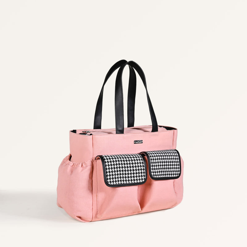 Blush Bloom Carry All Canvas Tote Bag