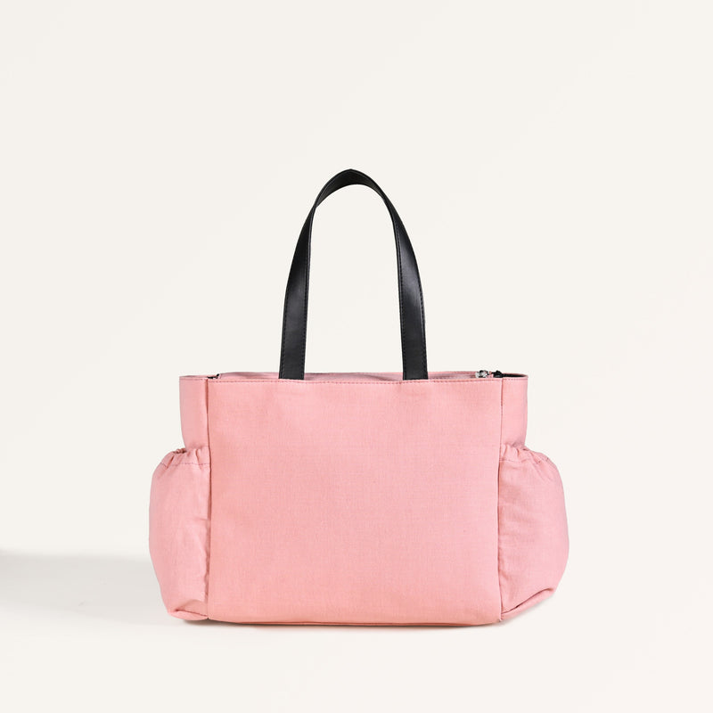 Blush Bloom Carry All Canvas Tote Bag