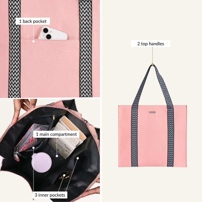 Boho Blush Everyday Tote For Women